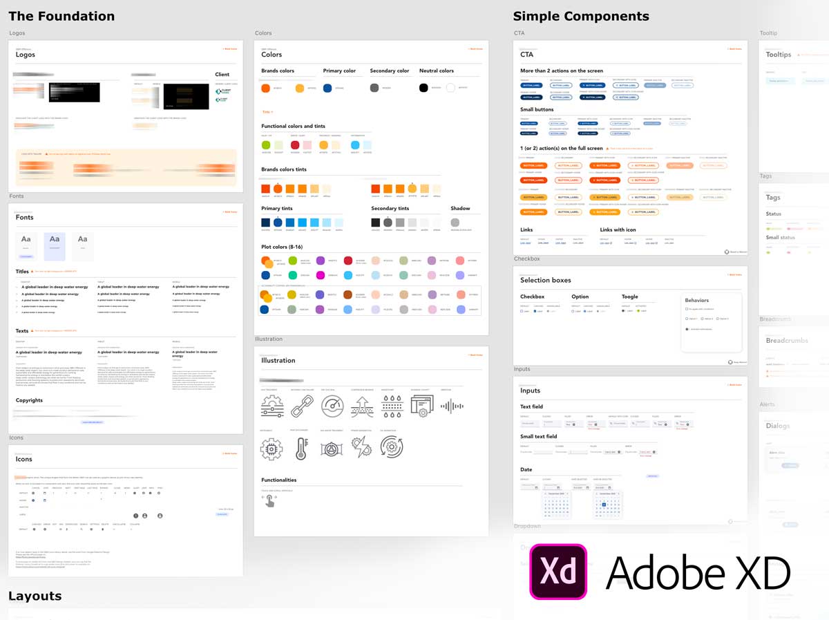 Adobe XD components