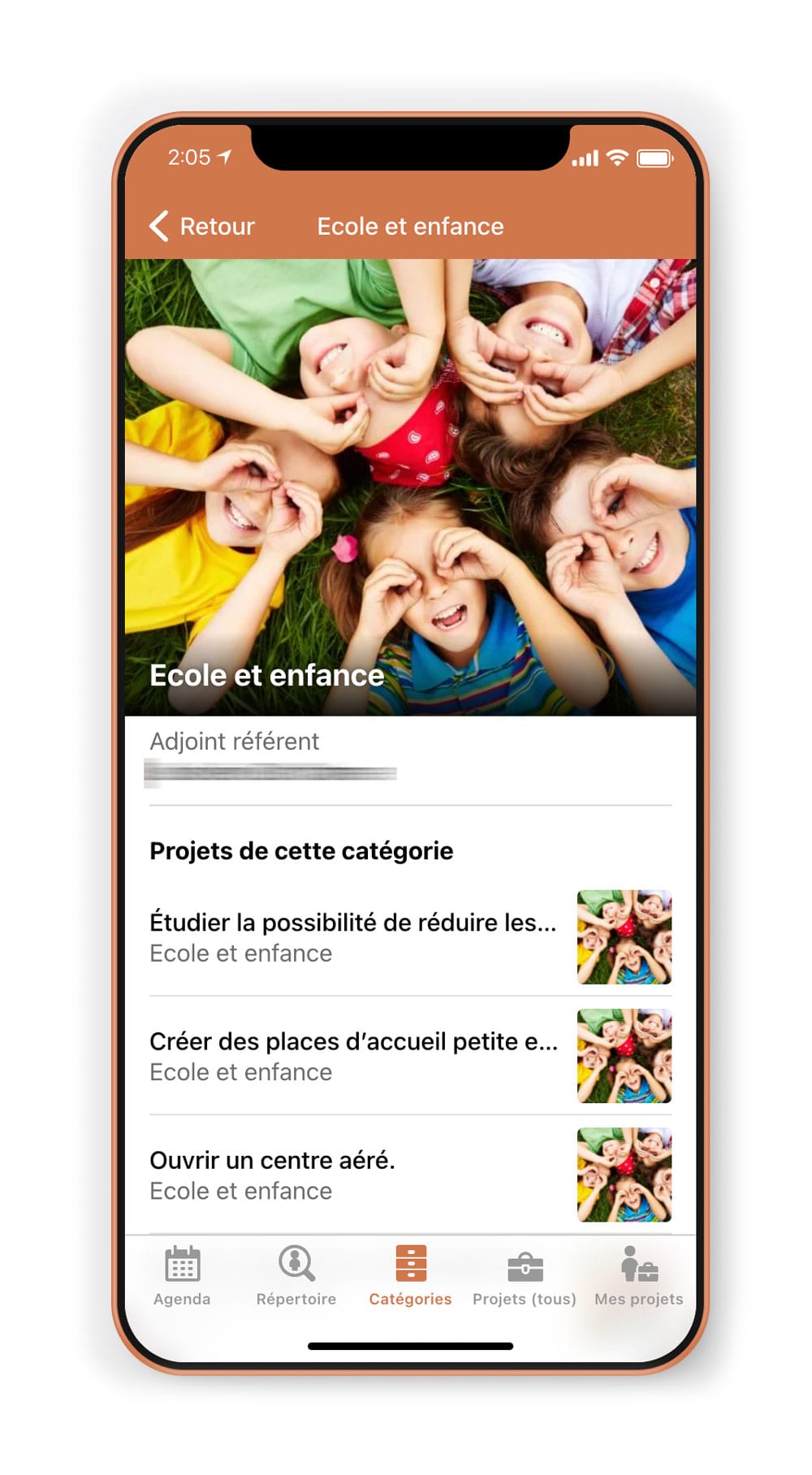 image App of the municipal representatives